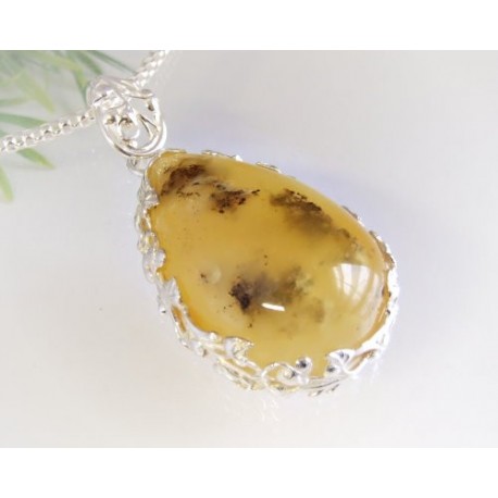 Bernsteinschmuck - Anhänger   Silber-925 AM432