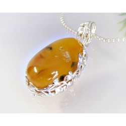 Bernsteinschmuck - Anhänger   Silber-925 AM427