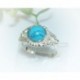 Türkisschmuck - Türkisring  Silber-925  (GZ78)