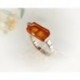 Bernsteinschmuck - Bernstein-Ring Silber-925  (BR171)