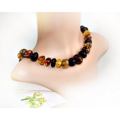 Bernsteinkette  Bernstein Collier 46 cm DC132