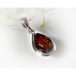 Bernsteinschmuck - Anhänger   Silber-925 AM407