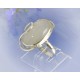 Mondstein Ring Silber 925 mt77