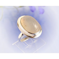 Mondstein Ring 18,5 mm Silber 925 mt29