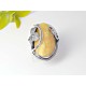 Bernsteinschmuck - Bernstein-Ring 21 mm Silber-925  (BR306A)