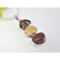 Bernsteinschmuck - Anhänger   Silber-925 BA319