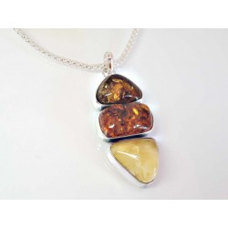 Bernsteinschmuck - Anhänger   Silber-925 BA322