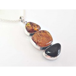 Bernstein Anhänger Silber 925 Bernsteinschmuck BA320