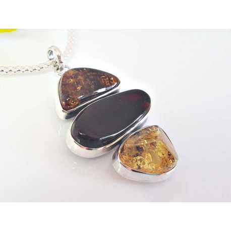 Bernsteinschmuck - Anhänger   Silber-925 BA321