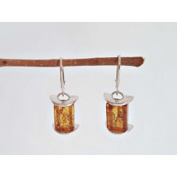 Bernsteinschmuck - Bernstein-Ohrhänger  Silber-925  (BJ170)