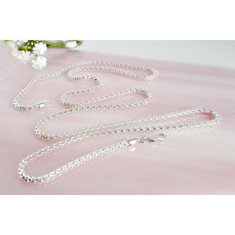 Silberkette 40cm-45cm Silber 925 KF63