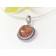 Bernsteinschmuck - Bernstein-Collier Silber-925  (BA324A)