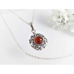 Bernsteinschmuck - Bernstein-Anhänger Silber-925 (BA337)