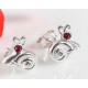 Silberschmuck - Ohrstecker Schnecke Silber 925 ( AK71A)