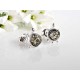 Bernstein Ohrstecker Silber 925 Ohrringe grün Schildkröte Sterlingsilber ed174 grün
