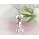 Maus Anhänger Silber 925 Silberschmuck SU222