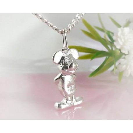 Maus Anhänger Silber 925 Silberschmuck SU222
