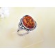 Bernsteinschmuck - Bernstein-Ring Silber-925  (BR310)