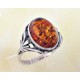 Bernsteinschmuck - Bernstein-Ring Silber-925  (BR310)