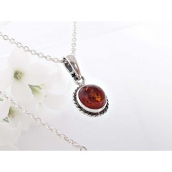 Bernsteinschmuck - Bernstein-Anhänger  Silber-925  (BA343)