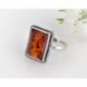 Bernsteinschmuck - Bernstein-Ring  Silber-925  (BR249)