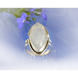Mondstein Ring Silber 925 mt57