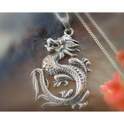 Drachen Anhänger Sterlingsilber  Silber-925  (B701)