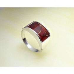 Bernstein Ring  Silber 925 7c12