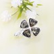 Bernstein Brosche Kleeblatt Silber 925 Bernsteinschmuck CX74