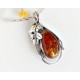 Bernsteinschmuck - Anhänger   Silber-925 BA145