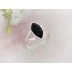 Onyx Damenring Silber 925 Onyxschmuck SE121