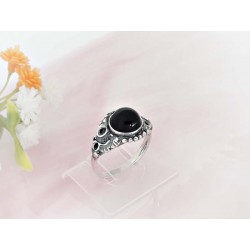Onyx Ring Silber 925 Onyxschmuck SE125