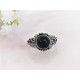 Onyx Ring Silber 925 Onyxschmuck SE125