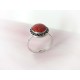 Silberschmuck - Damenring  m. Schaumkoralle Silber 925 (KL235)