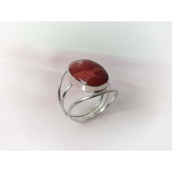 Ring Koralle Silber 925 KL232