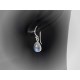 Mondsteinschmuck - Mondstein-Ohrhänger Silber-925  (MT91)