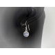 Mondsteinschmuck - Mondstein-Ohrhänger Silber-925  (MT96)