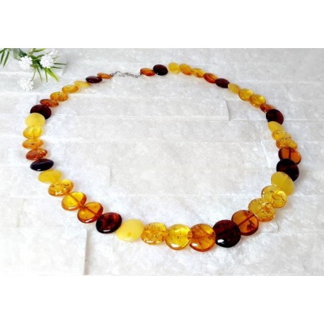 Bernsteinschmuck Bernstein Collier 52 cm DC150a