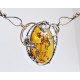 Bernsteinschmuck Bernstein Collier 44cm Silber 925 DC144