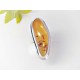 Bernsteinschmuck - Bernstein-Ring 21 mm Silber-925  (BR308A)
