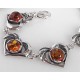 Bernstein-Armband Silber 19,5 cm Silber-925 BB111