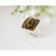 Bernsteinschmuck - Bernstein-Ring 19,5 mm  Silber-925  (CZ54)