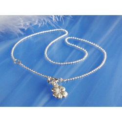 Fußkettchen 24 cm  Silber 925 sf11