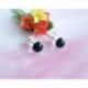 Onyxschmuck - Onyx Ohrstecker Ø 6 mm Silber-925 (SB20)