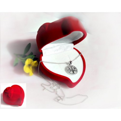 Silberschmuck - Anhänger Lebensbaum mit Kette Silber-925 SP202
