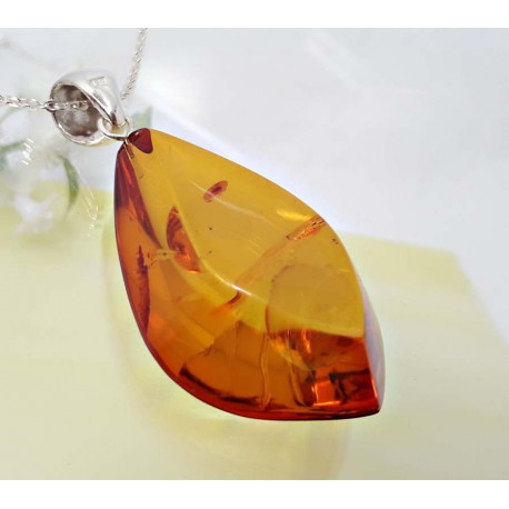 Bernsteinschmuck Anhänger Silber 925 BA373a