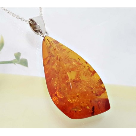 Bernsteinschmuck Anhänger Silber 925 BA360a