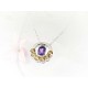 Collier  Silber 925 45 cm Citrin Amethyst Sterlingsilber sd164