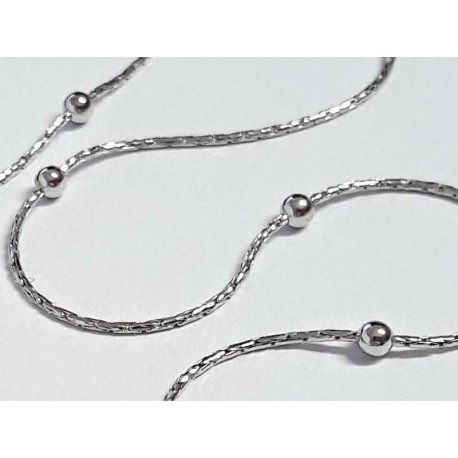 Kugelkette Silber 925 Halskette 42 cm - 70 cm Sterlingsilber SD163