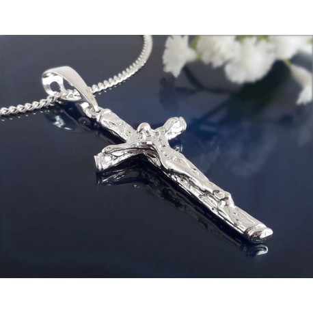 Kreuz Kruzifix Anhänger Silber 925 SH59